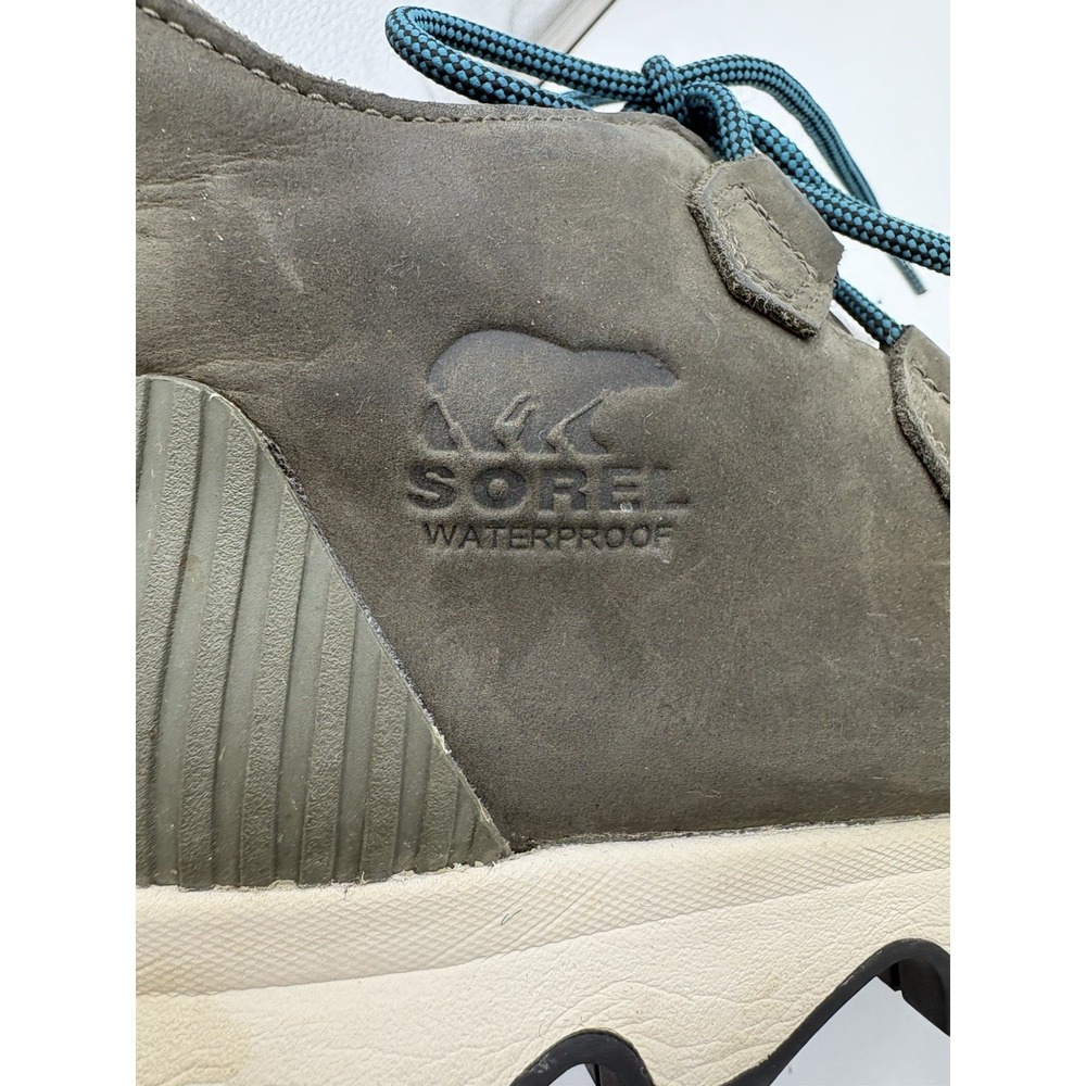 SOREL Women's Size 7.5 Kinetic Impact Caribou Plus Waterproof Boot Green Aloe - Picture 5 of 10